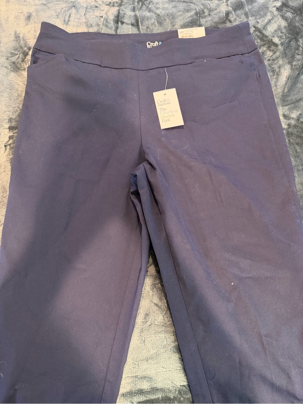 croft & barrow Navy women’s Pull-On pants